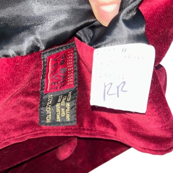 Red Velvet Christmas Coat Girls 5 Excellent condition Charles Dickens Classic - Picture 5 of 5